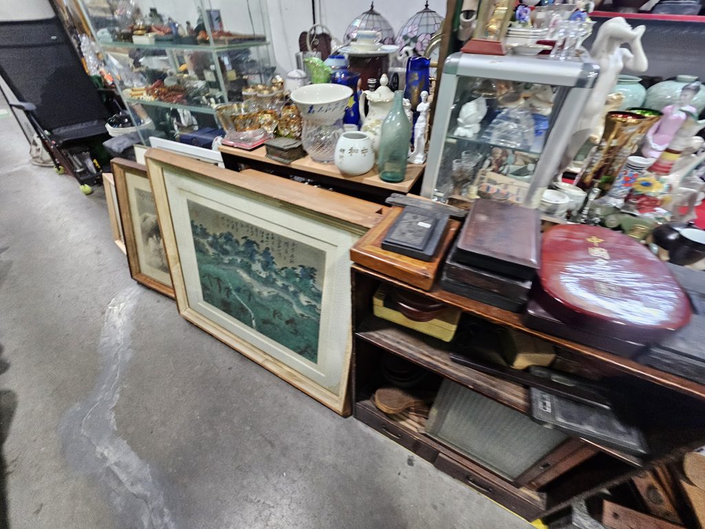 Antiques for sale at Seoul Folk Flea Market in Seoul